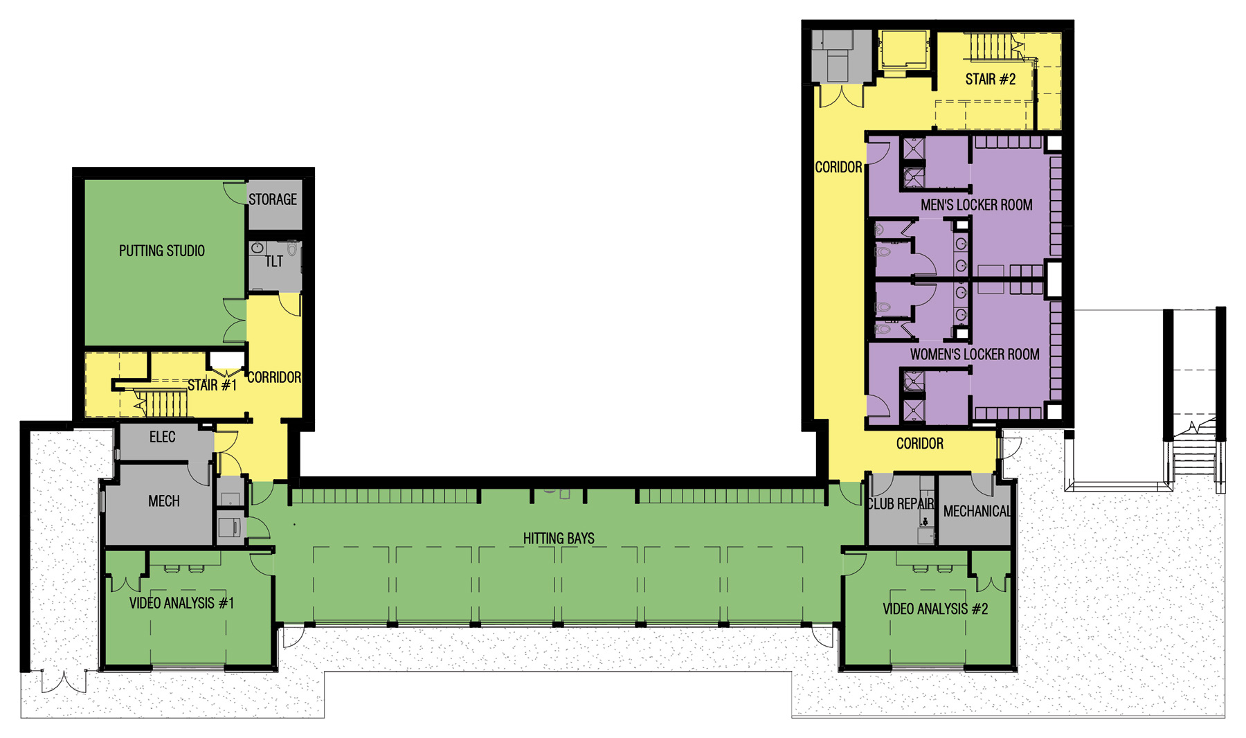Golf Clubhouse Floor Plans